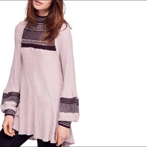 free people snow day turtleneck thermal top
